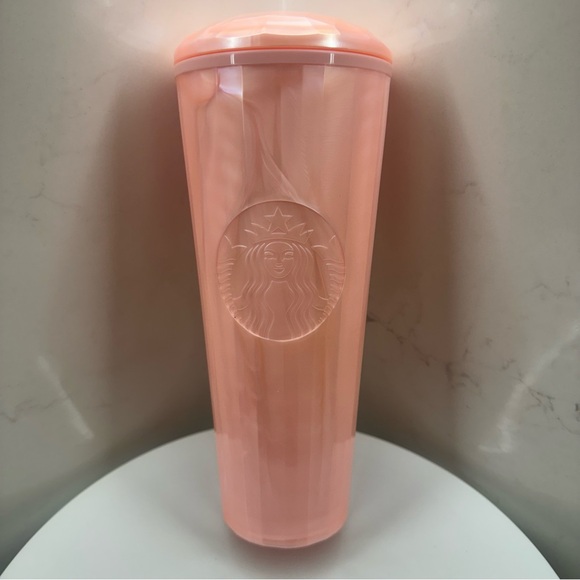 Starbucks Kaleidoscope Pink 24 oz Venti Cold Cup Tumbler - Picture 1 of 14